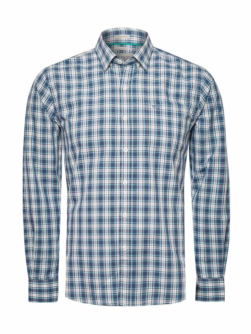 Camisa-Algodon-Organico-Hombre-Lighter-Verde-Oscuro-Rockford