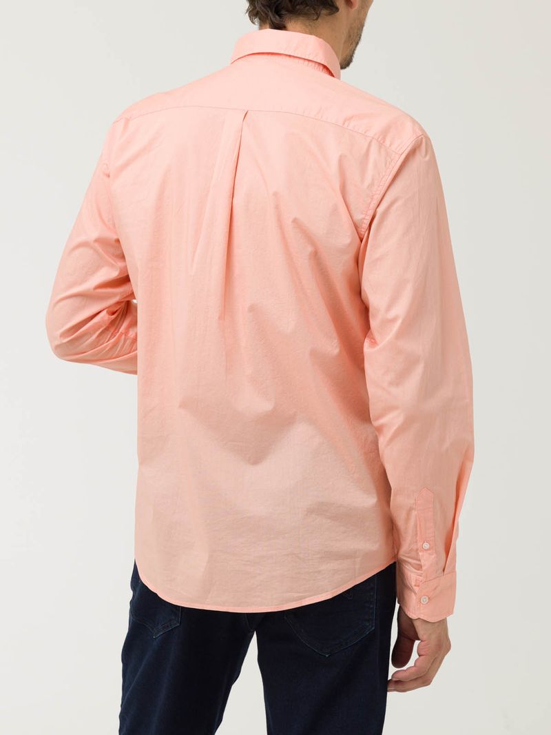 Camisa-Algodon-Organico-Hombre-Soft-Naranjo-Rockford