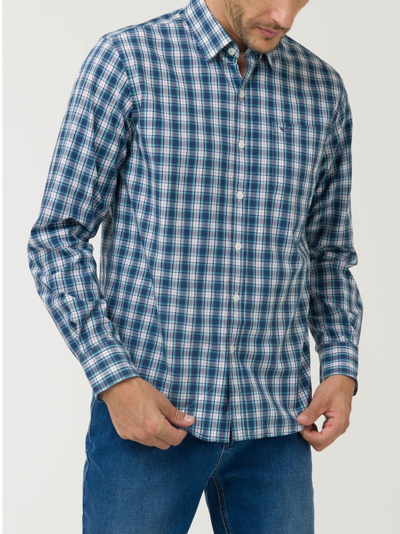 Camisa-Algodon-Organico-Hombre-Lighter-Verde-Oscuro-Rockford