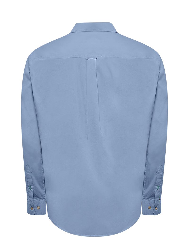 Camisa-Algodon-Organico-Hombre-Galiton-Azul-Claro-Rockford