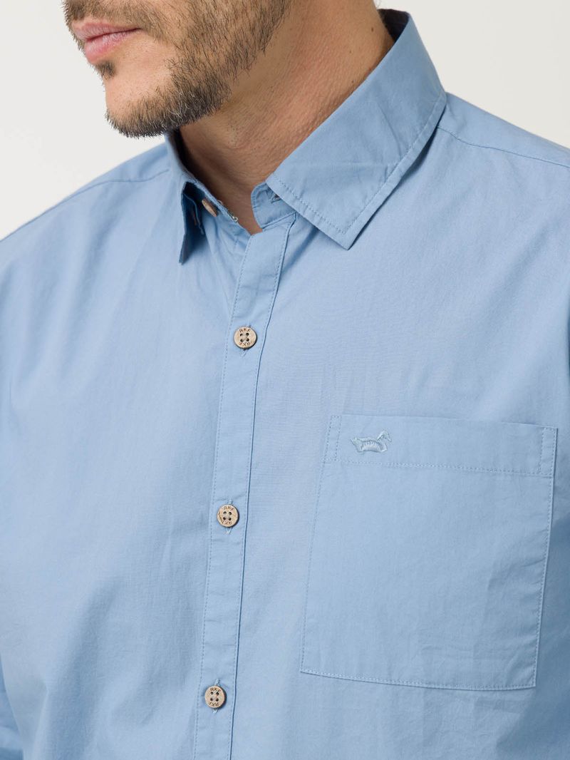 Camisa-Algodon-Organico-Hombre-Galiton-Azul-Claro-Rockford