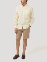 Camisa Algodón Orgánico Hombre Galiton Amarillo Rockford