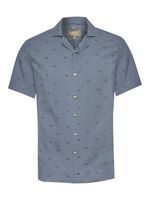 Camisa Tencel Hombre Tencelpri Azul Rockford