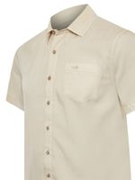 Camisa Tencel Hombre Beige Rockford