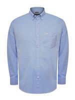 Camisa-Libre-De-Arrugas-Hombre-Wor-Cuello-Button-Down-Azul-Rockford