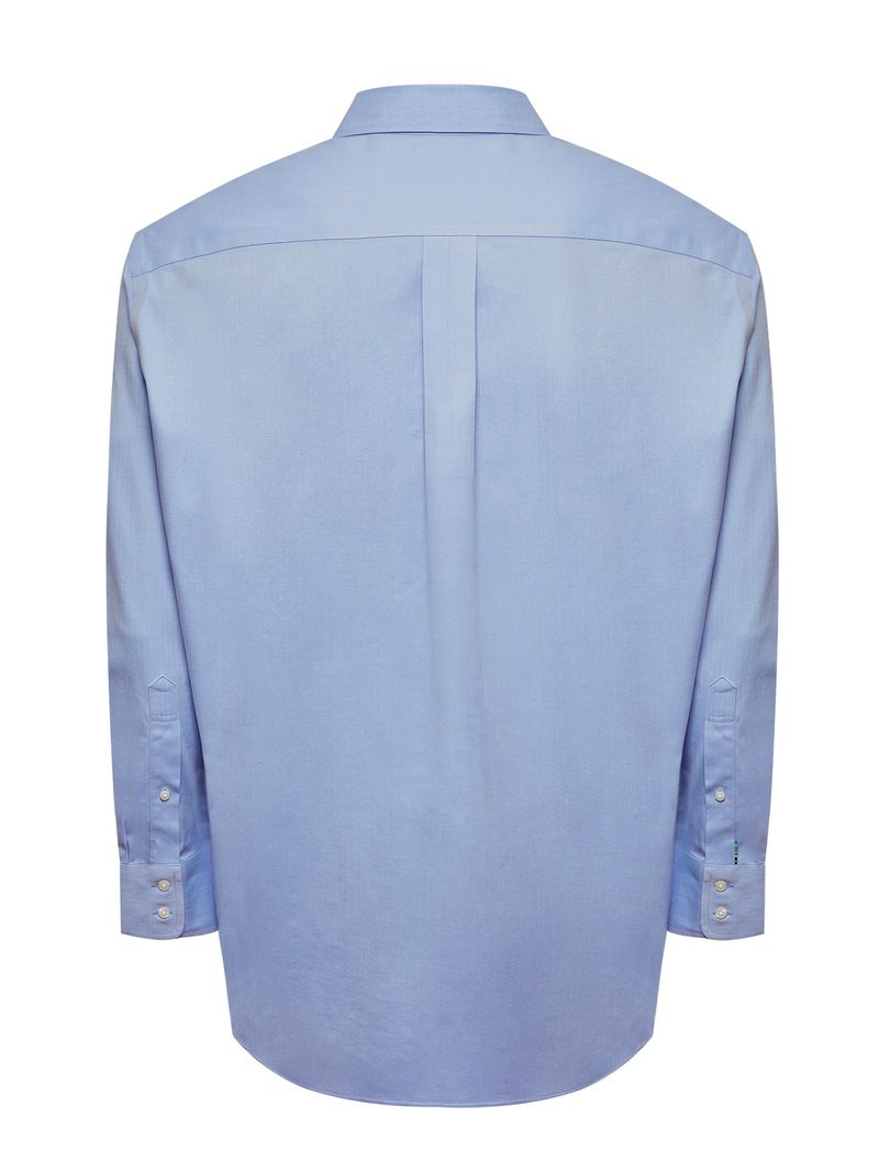 Camisa-Libre-De-Arrugas-Hombre-Wor-Cuello-Button-Down-Azul-Rockford