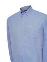 Camisa-Libre-De-Arrugas-Hombre-Wor-Cuello-Button-Down-Azul-Rockford