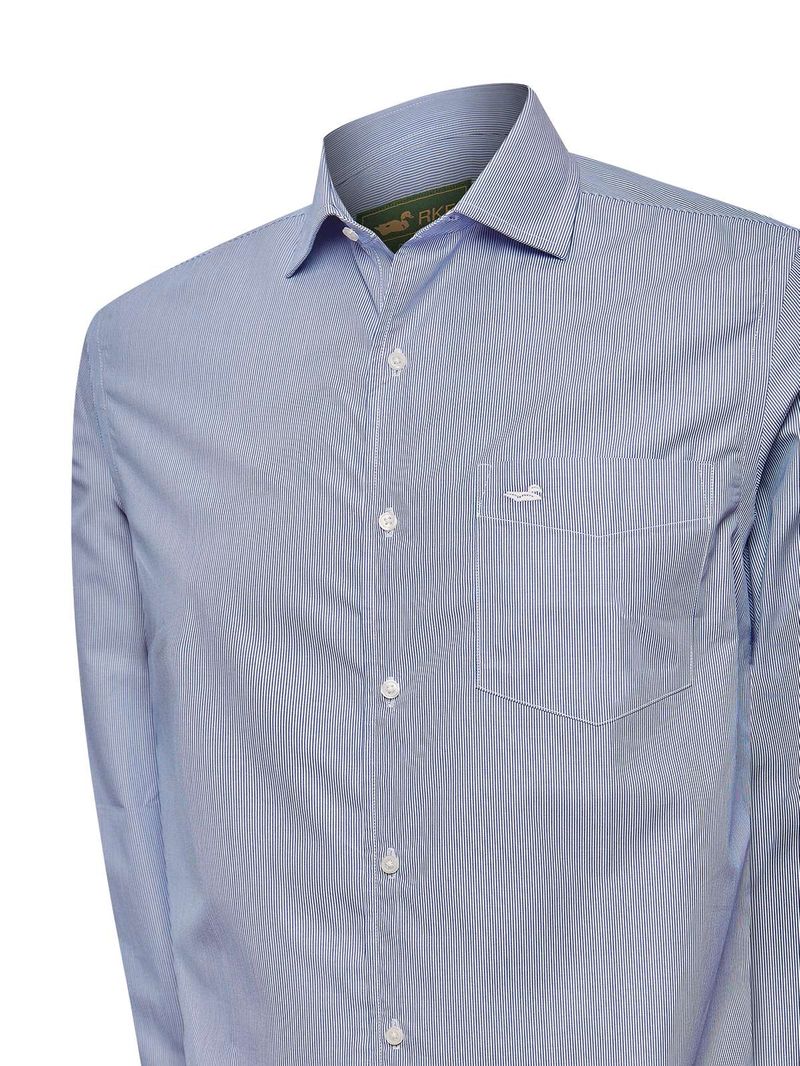 Camisa Algodón Hombre Easylife Celeste Rockford