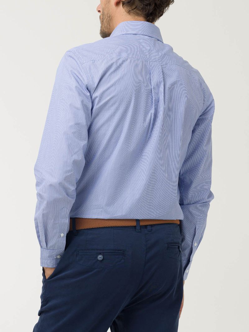 Camisa Algodón Hombre Easylife Celeste Rockford