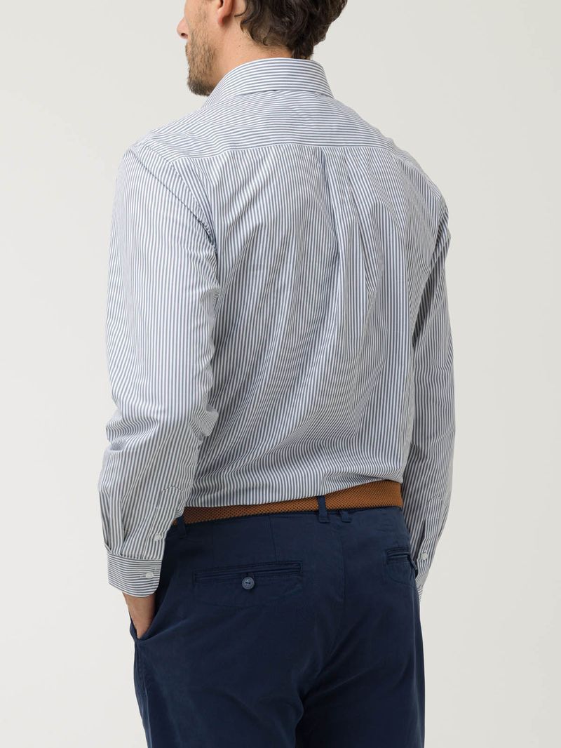 Camisa Algodón Hombre Easylife Gris Rockford