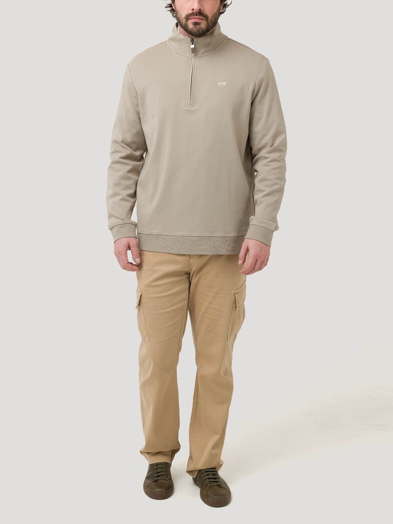 Poleron-Algodon-Pima-Hombre-Riminihalf-Beige-Rockford
