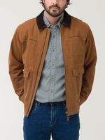 Chaqueta Algodón Orgánico Hombre Tundra Café Rockford