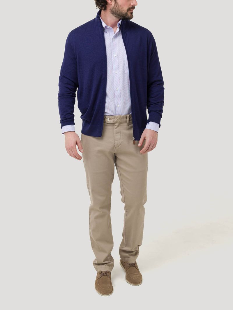 Sweater Cashmere Hombre Amalfi Azul Rockford