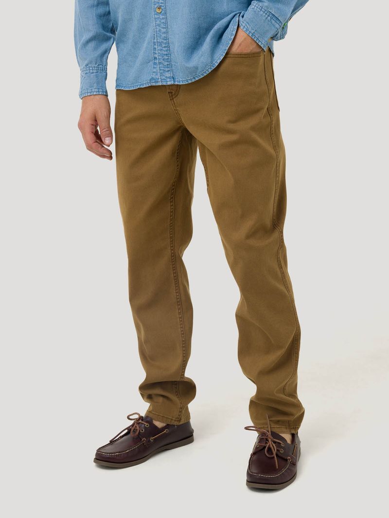 Jeans-Algodon-Hombre-Baycolor-Cafe-Rockford