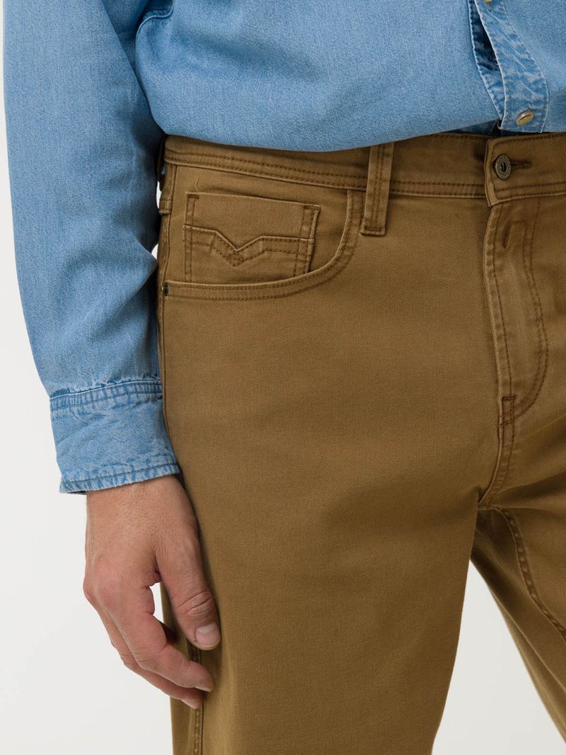 Jeans-Algodon-Hombre-Baycolor-Cafe-Rockford