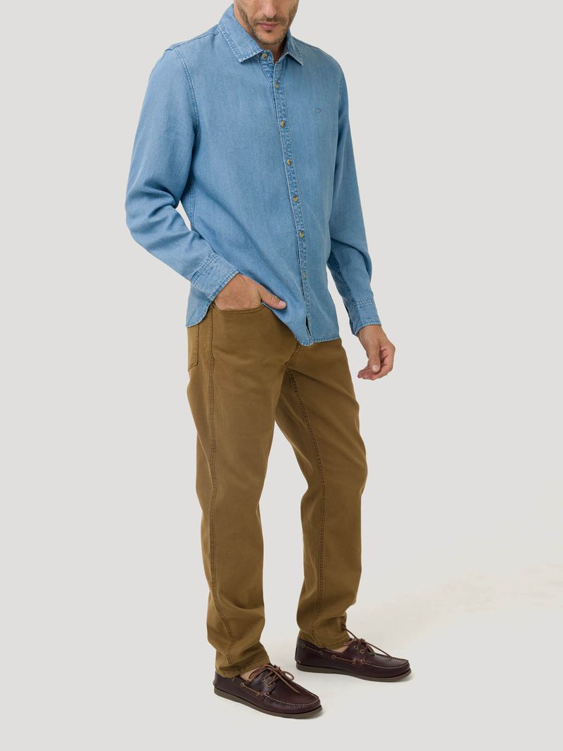 Jeans-Algodon-Hombre-Baycolor-Cafe-Rockford