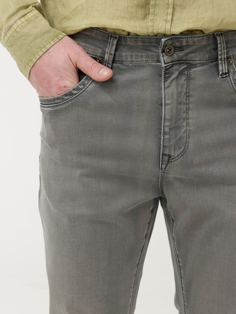 Jeans Algodón Hombre Bari Gris Rockford