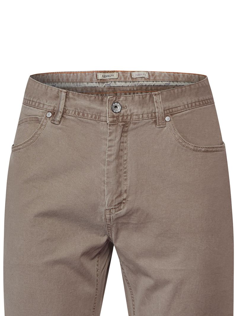 Pantalón Algodón Hombre Five Café Rockford
