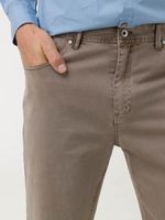 Pantalón Algodón Hombre Five Café Rockford