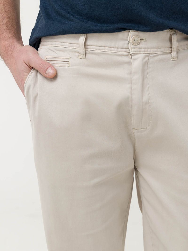 Pantalón Algodón Hombre Napoli Beige Rockford