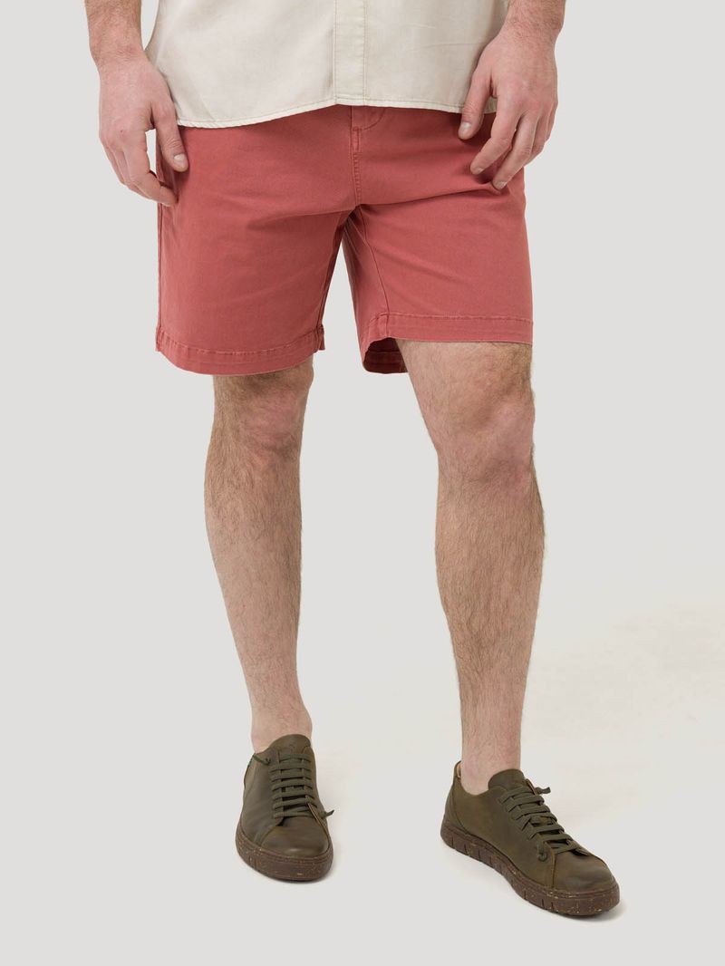 Short Algodón Hombre Classic Rojo Rockford