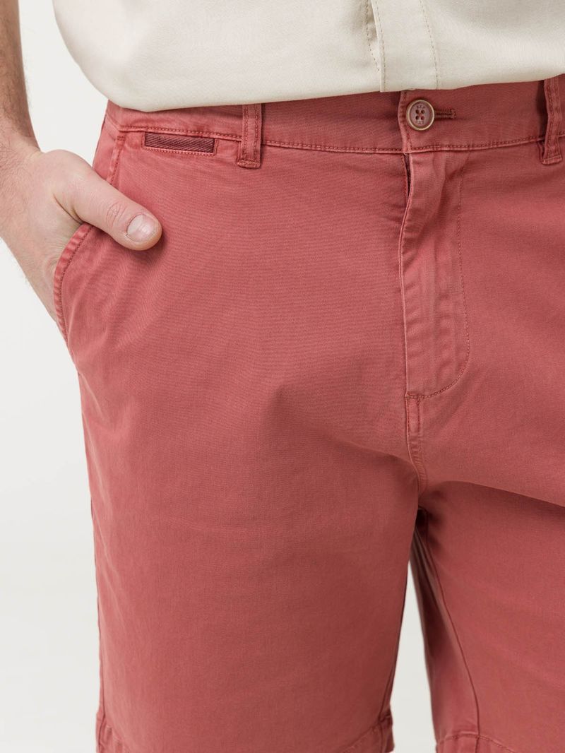 Short Algodón Hombre Classic Rojo Rockford