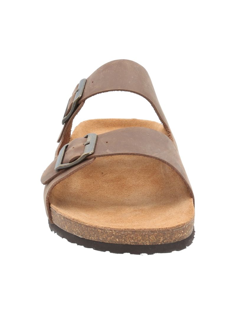 Sandalia Cuero Hombre Charly II Café Rockford