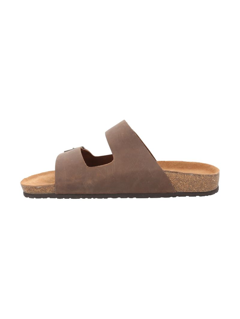 Sandalia Cuero Hombre Charly II Café Rockford