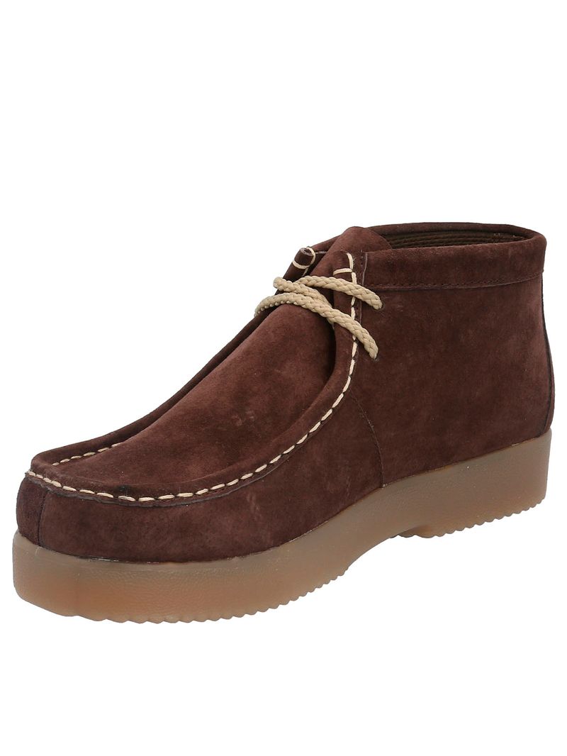 Botin Cuero Mujer Sioux Chocolate