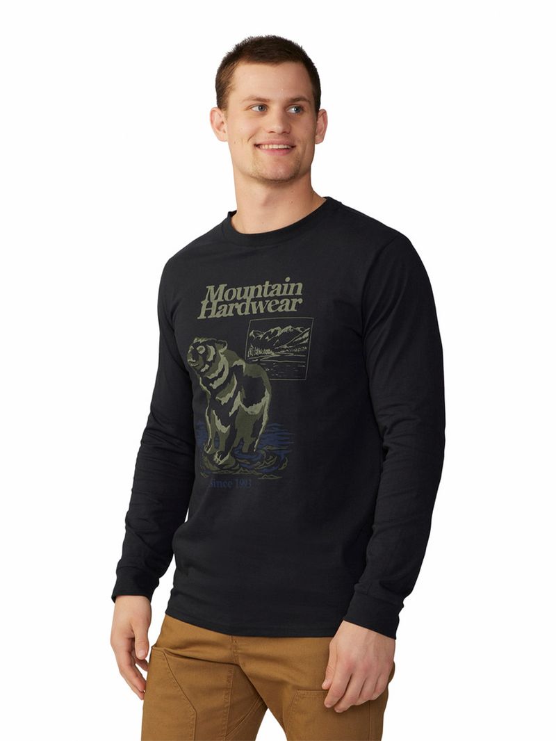 Polera-Manga-Larga-Hombre-River-Bear¿-Negro-Mountain-Hardwear