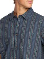 Camisa m/c Hombre Sundays jacquard Azul Billabong