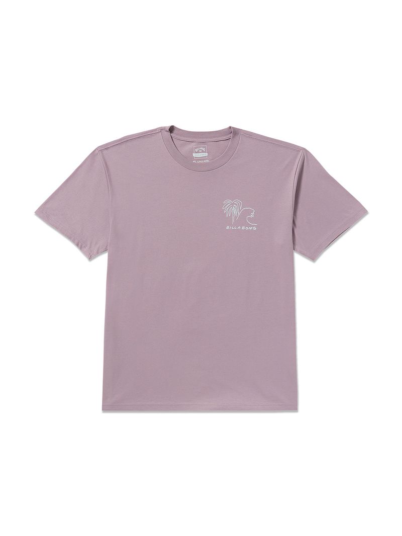 Polera m/c Hombre Scenes regular Morado Billabong