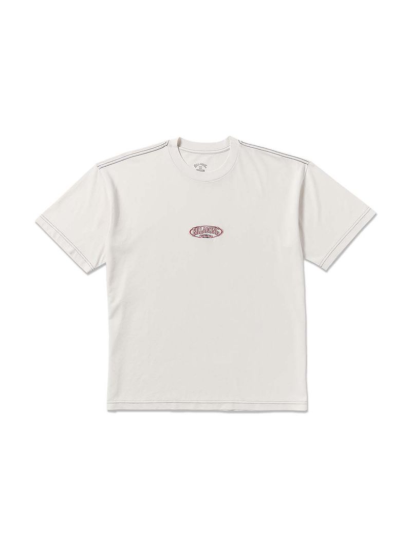 Polera m/c Hombre Bad dog Blanco Billabong