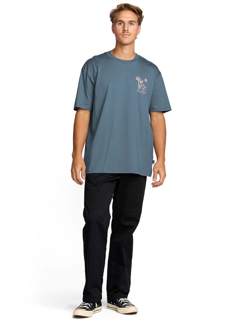 Polera m/c Hombre So far Azul Billabong
