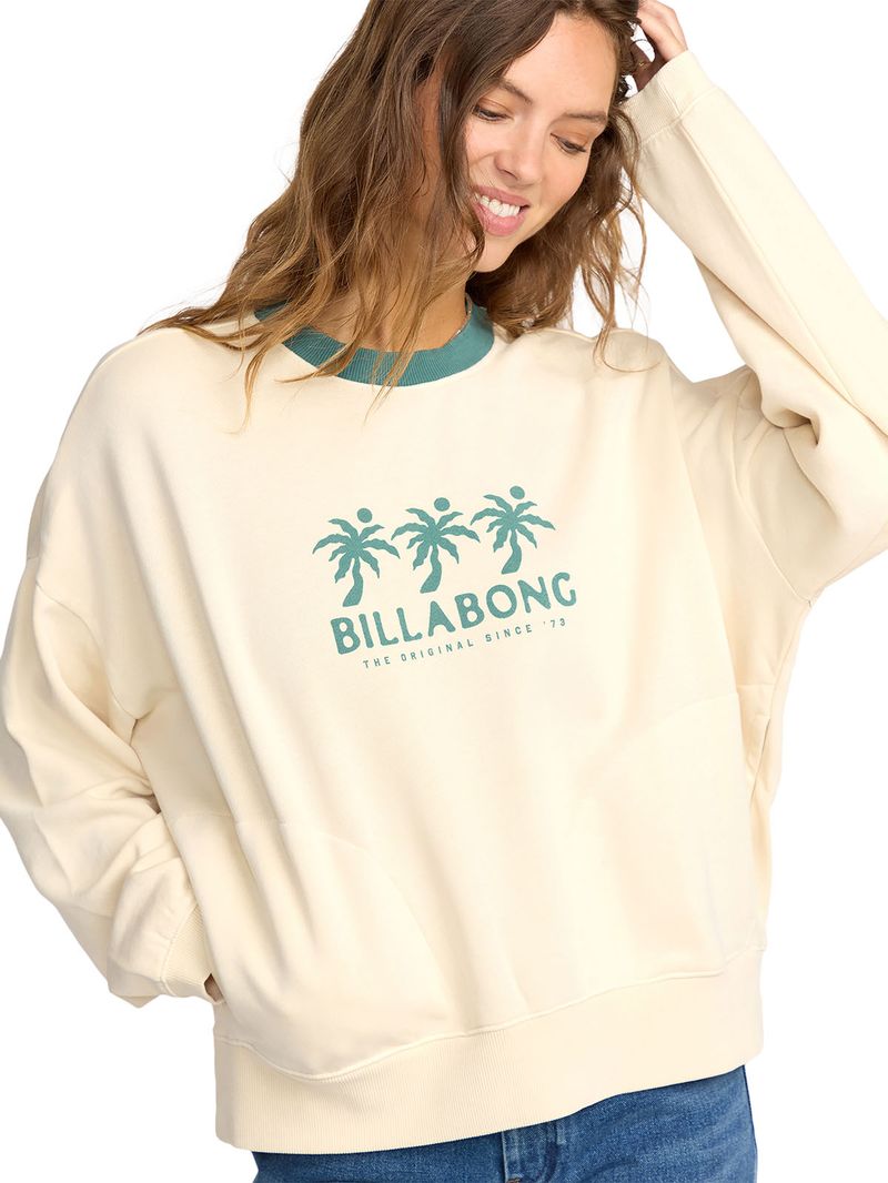 Poleron-Mujer-Triple-palms-crew-Blanco-Billabong