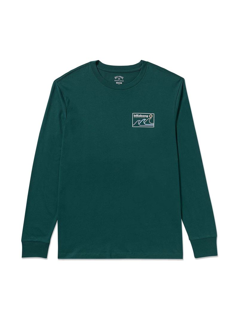 Polera m/c Hombre Range adiv Verde Billabong