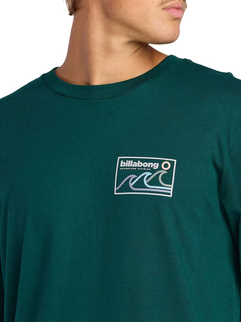 Polera m/c Hombre Range adiv Verde Billabong