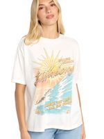 Polera m/c Mujer Where suns collide Blanco Billabong