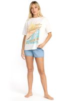 Polera m/c Mujer Where suns collide Blanco Billabong