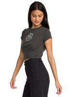 Polera m/c Mujer Walking slow Negro Billabong