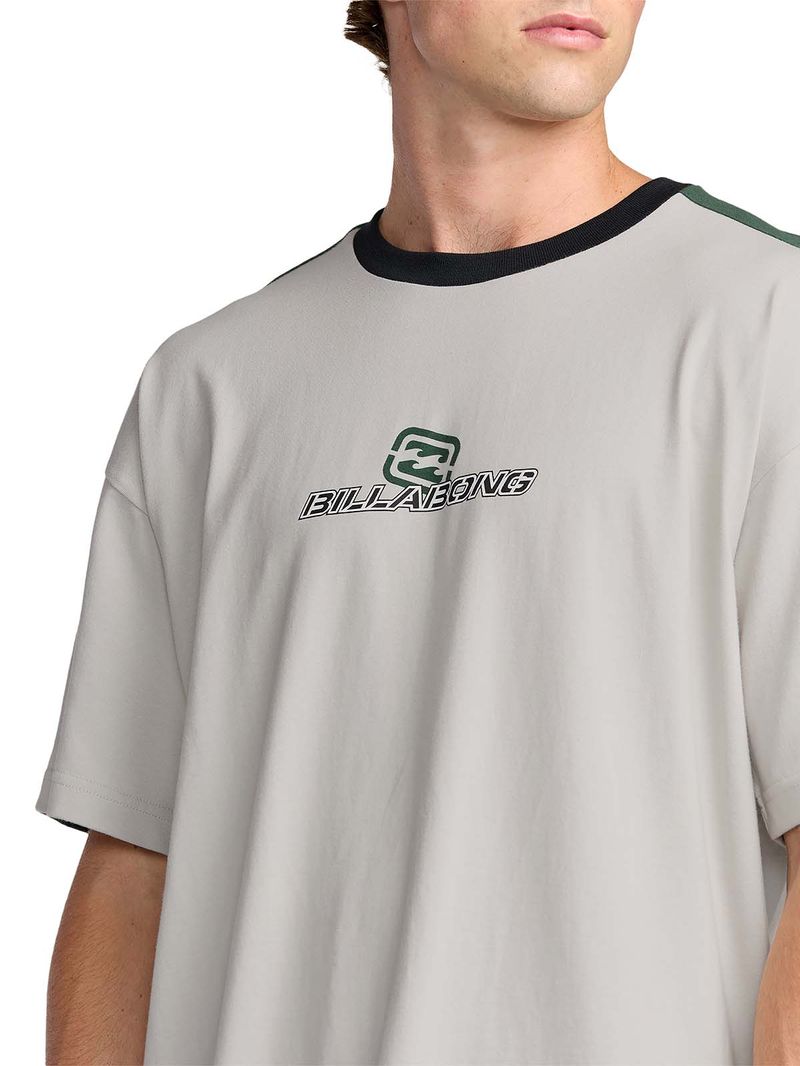 Polera m/c Hombre Spec 73 iconic Gris Billabong