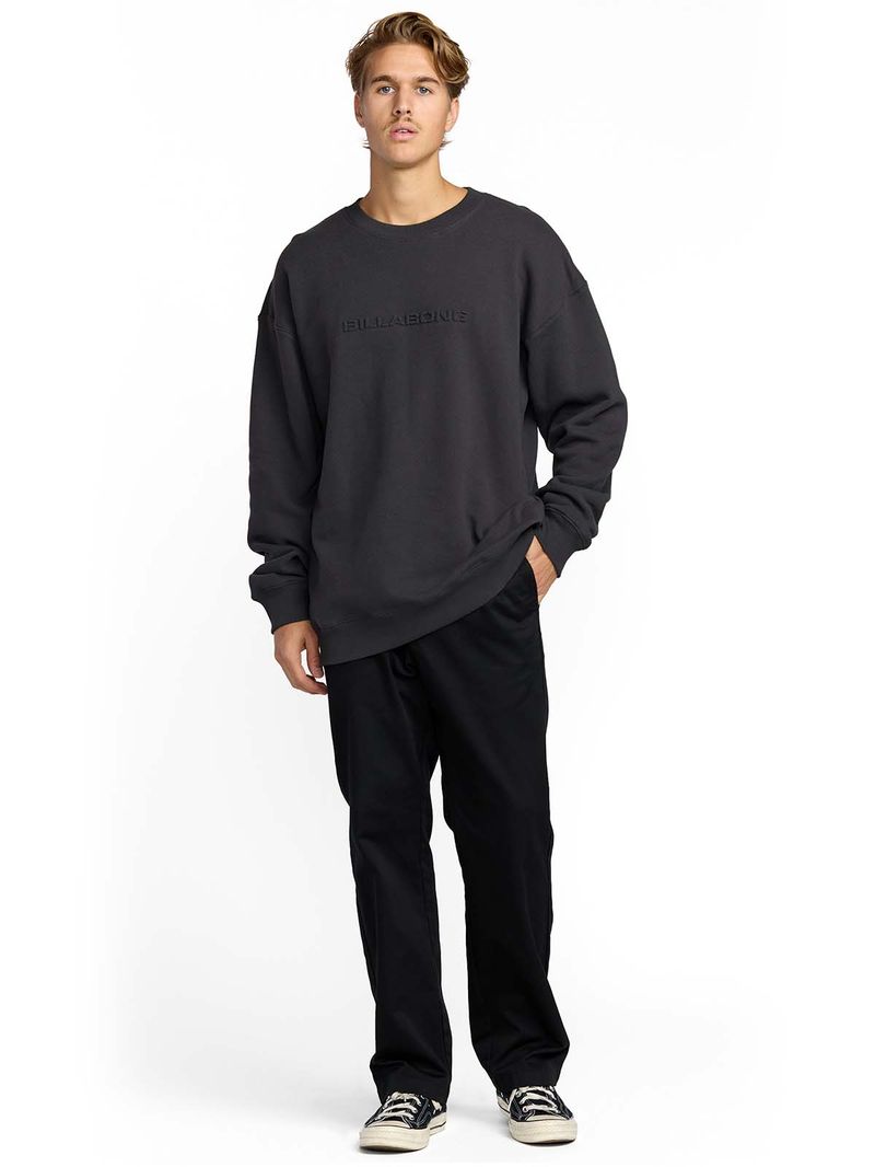 Polerón Hombre Iconic emboss Negro Billabong