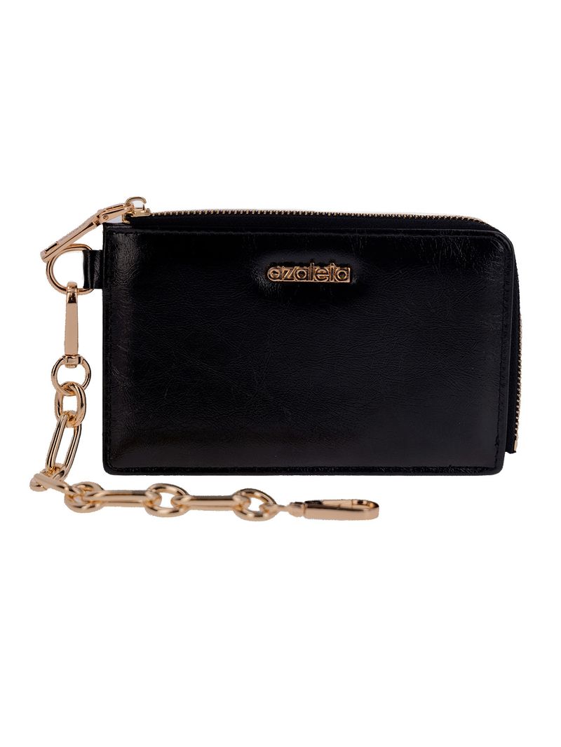 Billetera-Mujer-Chain-Wallet-Negro-Azaleia