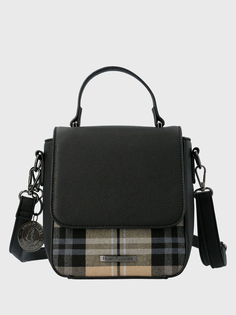 Cartera Textil Mujer Bennett Cross Negro Hush Puppies