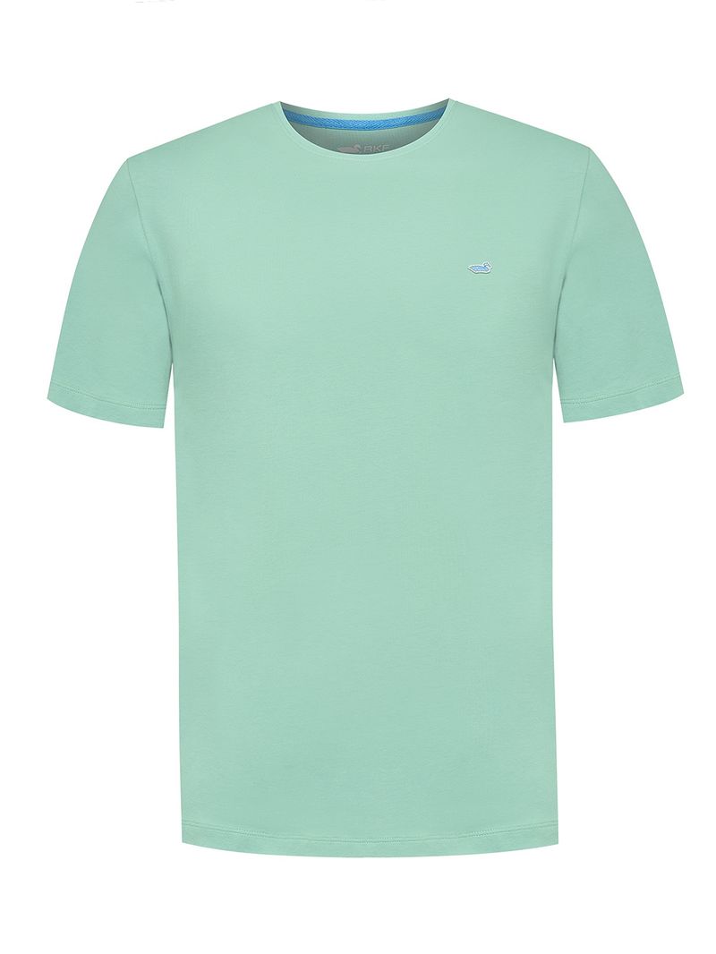 Polera-Algodon-Organico-Hombre-Basic-Verde-Rockford