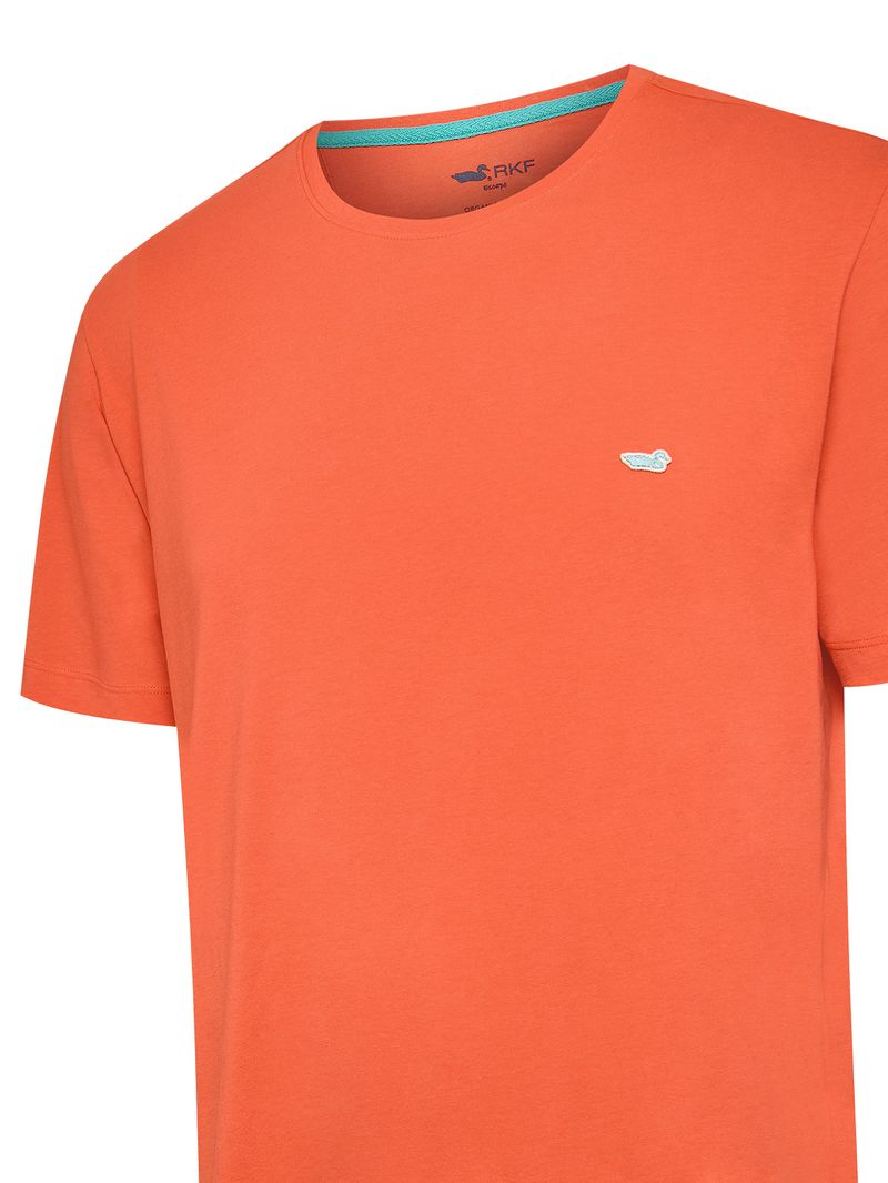 Polera Algodón Orgánico Hombre Basic Rosado Rockford