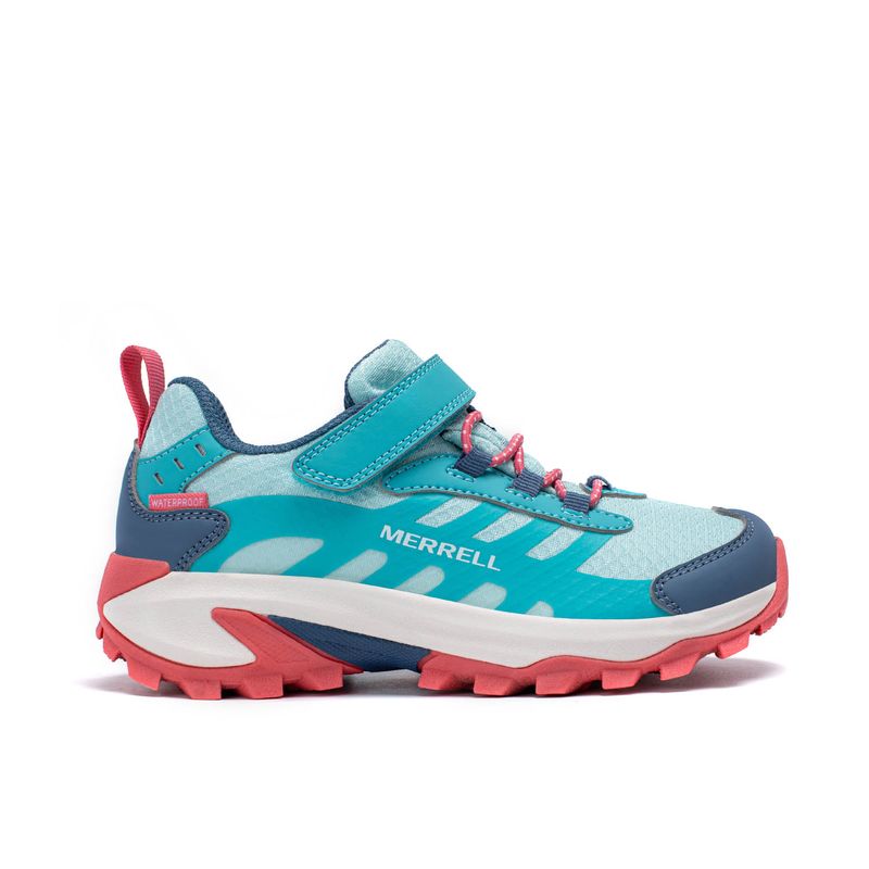 Zapatilla Niña Moab Speed 2 Low A/C Celeste Merrell