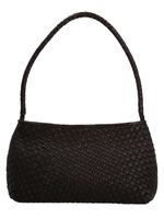 Cartera Cuero Mujer Ws Woven Bag Café Rockford