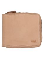 Billetera Cuero Unisex Cr Zipper James Beige Rockford