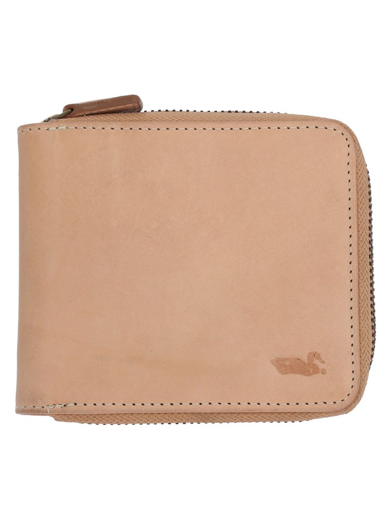 Billetera Cuero Unisex Cr Zipper James Beige Rockford